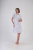 Koszula Nocna Damska Bawełniana Krótki Rękaw 2Xl Vienetta Wygodna Na Lato