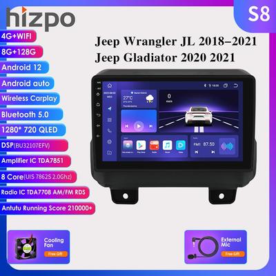 2din Android Autoradio for JEEP Wrangler JL 2018 2019 2020 2021 Gladiator Car Radio Multimedia Video Player GPS Navi Carplay 4G RDS