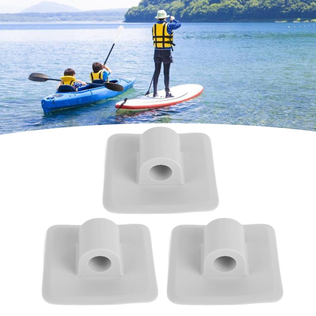 3Pcs Boat Motor Bracket Buckle PVC Fixed Motor Stand Rope Holder Accessory for Yacht