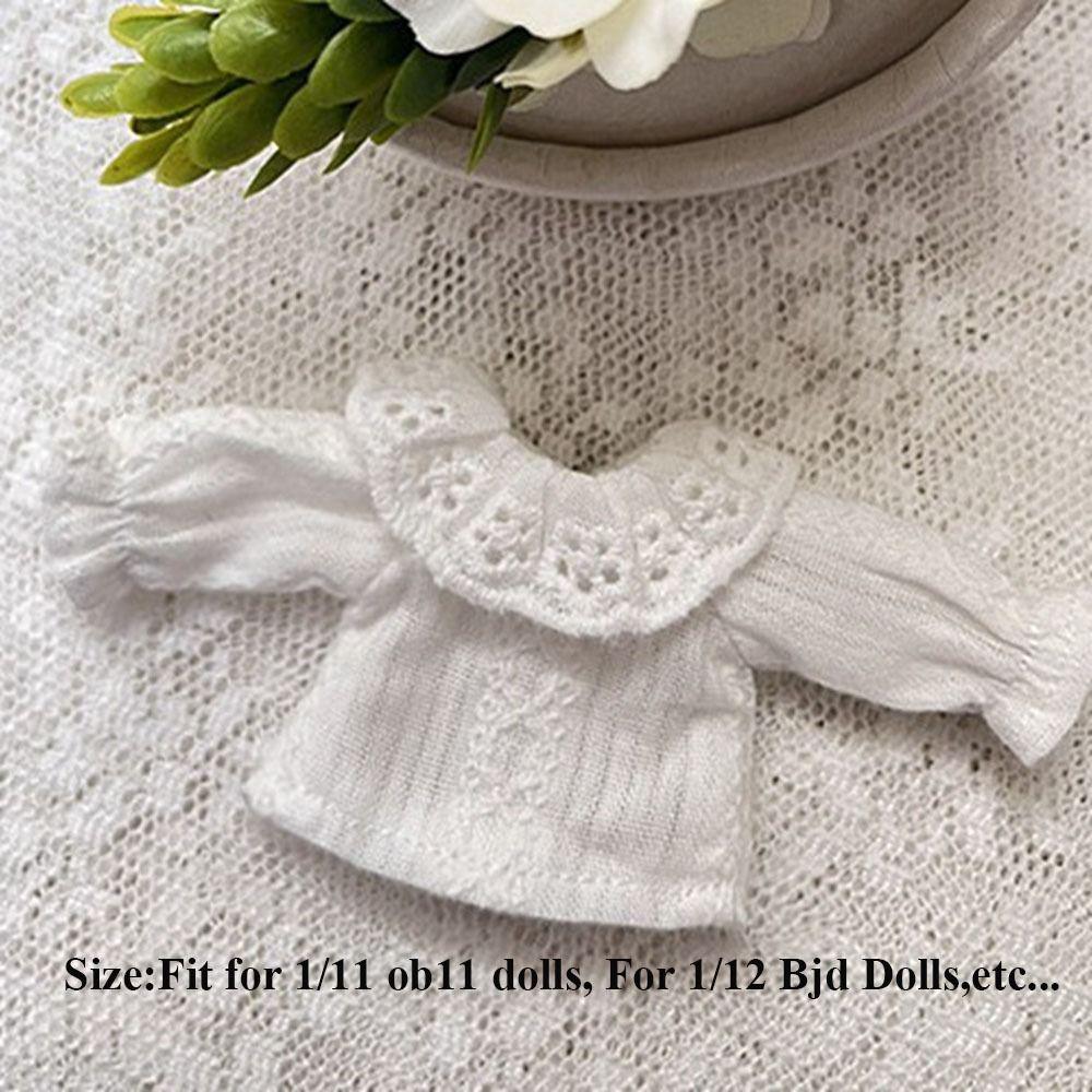 2 Styles Doll Shirt Sweaters Fashion Casual Wear Shirts Gift Toys  1/11 ob11 Dolls/1/12 Bjd Dolls