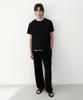 Jeilium Cotton Summer Essential Drawstring Pants Black