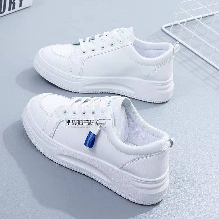 

Маленькие белые туфли женские 2024 весна новые корейская версия студенческая платформа повседневные кроссовки модные универсальные одинарные туфли обувь для скейтборда женская 40 синий