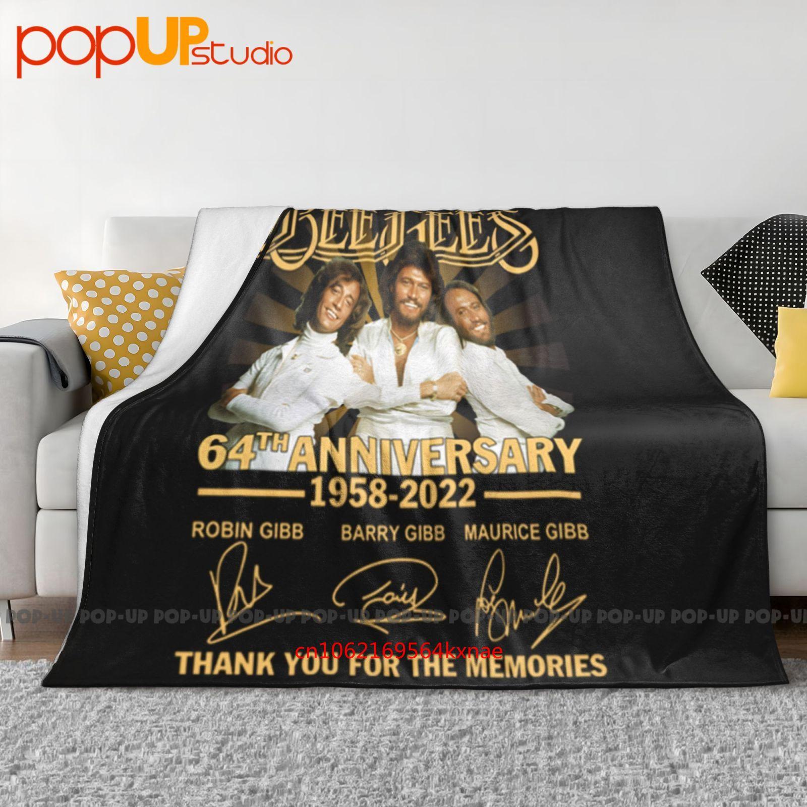 Bee Gees Band Anniversary Ultra-Soft Blanket Quilt Winter Sofa Cover Bed Covers 30x40in