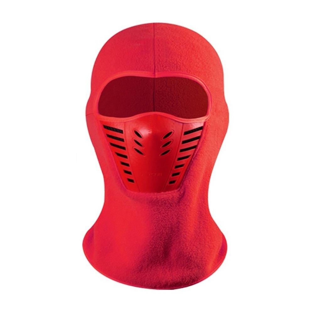 

Fashion Polar Fleece Balaclava Ski Mask Windproof Full Face Winter Hat Neck Warmer Headwear Beanies Outdoor Skiing Accessories червоний