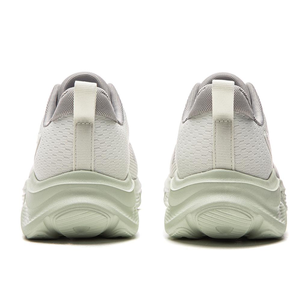 Li Ning Cushioning Slip Resistant Abrasion Resistant Support Lightweight Low Top Running Shoes Men's Chalk Gray ARSW045-4