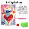 Disney Stitch Pearl Painting Handmade DIY Pearl Art Painting Simple Living Room Hanging Painting Decoration