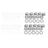 10 Kits Adjustable Extension Nylon Slider Strap Replacement Lingerie Hook