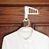 Punch Free Clothes Coat Bag Towels Hanger Hook for Bathroom Kitchen Door Storage