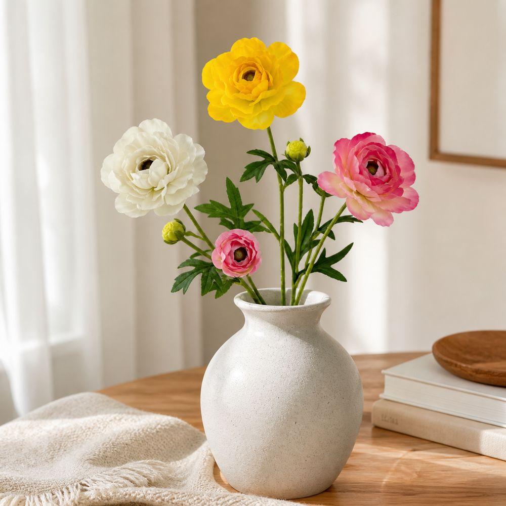 Peony Artificial Flower Stem Decorative Faux Flower Simulation Flowers  Home Decor