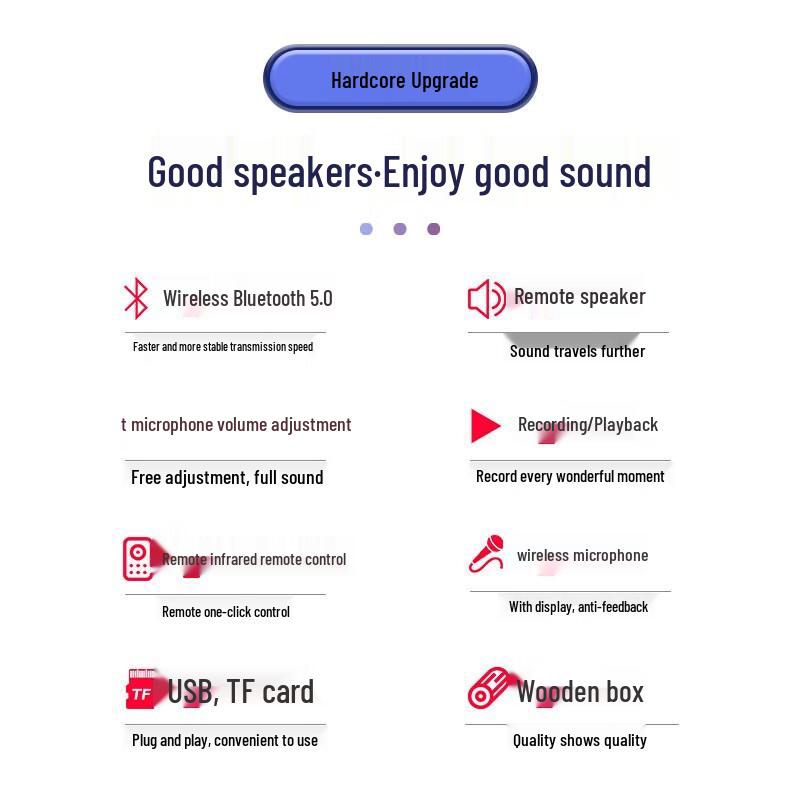 Soai SA-X79 15-inch Portable Bluetooth Karaoke Speaker