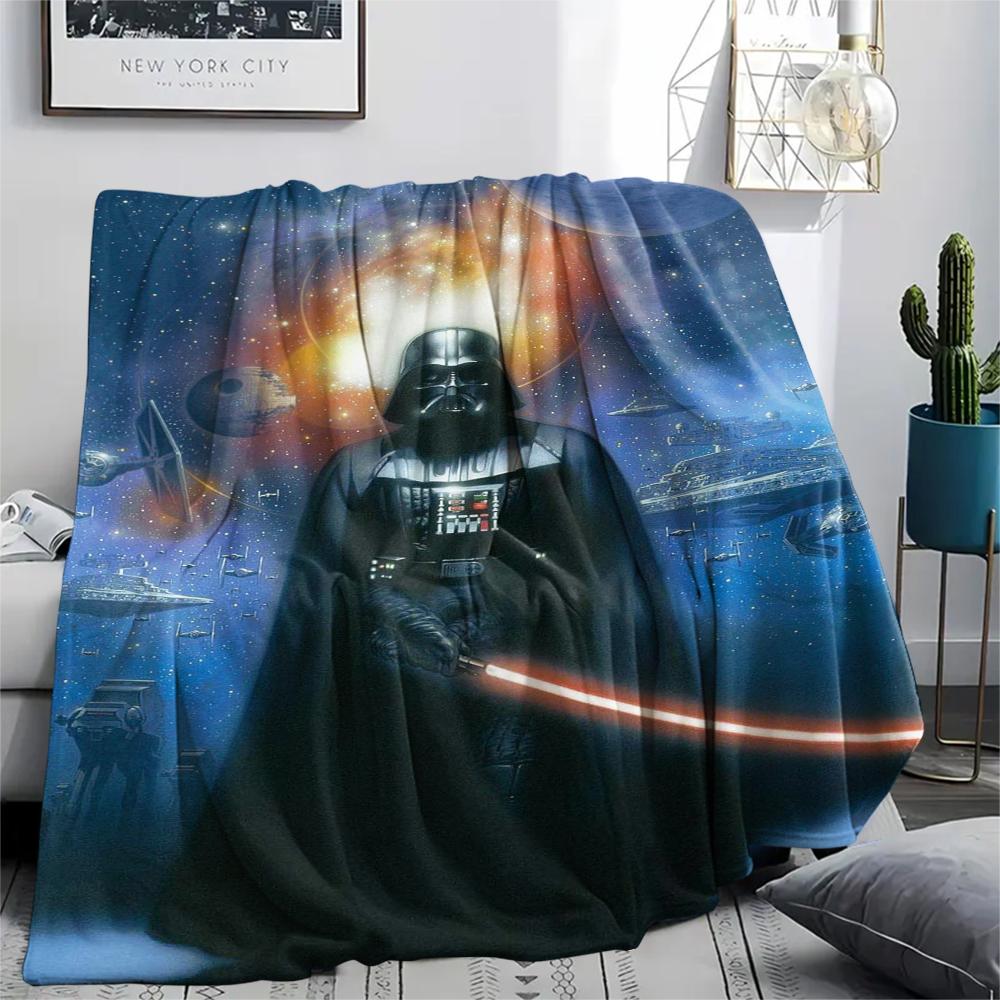 1 Pezzo Coperta in Flanella con Stampa Mandalorian, Alta Qualità, Confortevole per Tutte le Stagioni, Decorazione per la Casa, Calore e Comfort, Perfetta per Regali