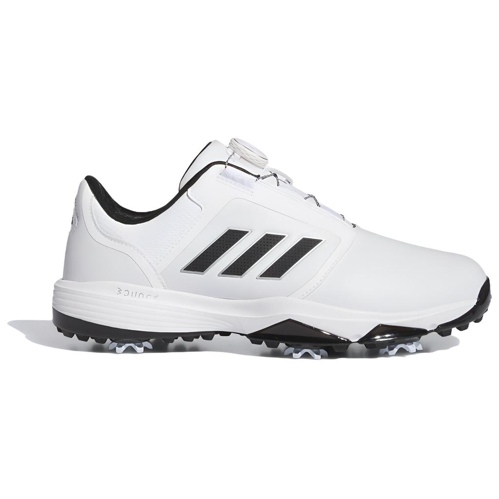 Adidas Bounce 3.0 Boa Golf Comfortable Versatile Shock Absorbing Durable Low Top Golf Shoes Men Golf Shoes White IF0273