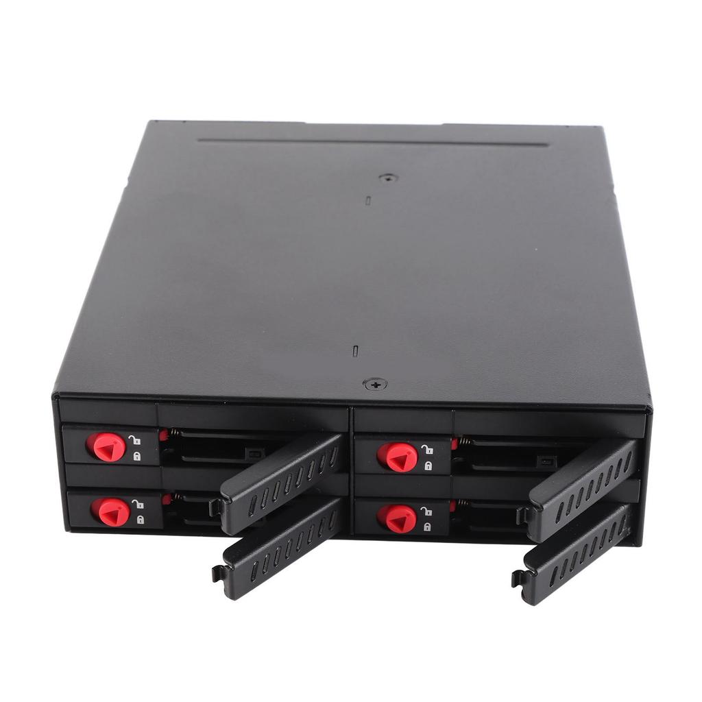 4 Bay HDD Cage Chassis 2.5in Drive Tray 2.5in Mobile Rack Compatible 15mm Thick Bottom Hard Drives SSDs (Not Inclube