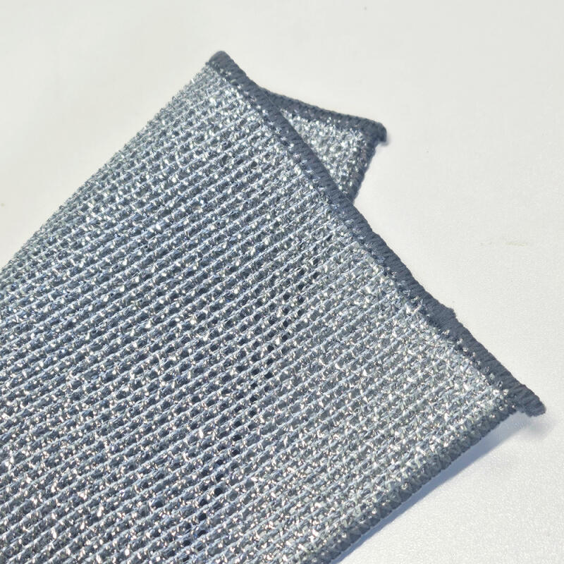 Soft Iron Kitchen Dish Cleaning Double-Ply Scrubber