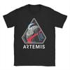 Artemis II Moon Mission Unisex WoUnisex T Shirts Novelty Tee Shirt Short Sleeve O Neck TShirt Cotton Summer Clothing