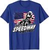 Motorcycle Speedway Racing American Flag T-Shirt