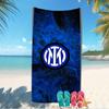 Beach Towel with FC Inter Milan logo Pattern - soft,absorbent,machine washable Lightweight&Modern,swimming,Travel Essentials