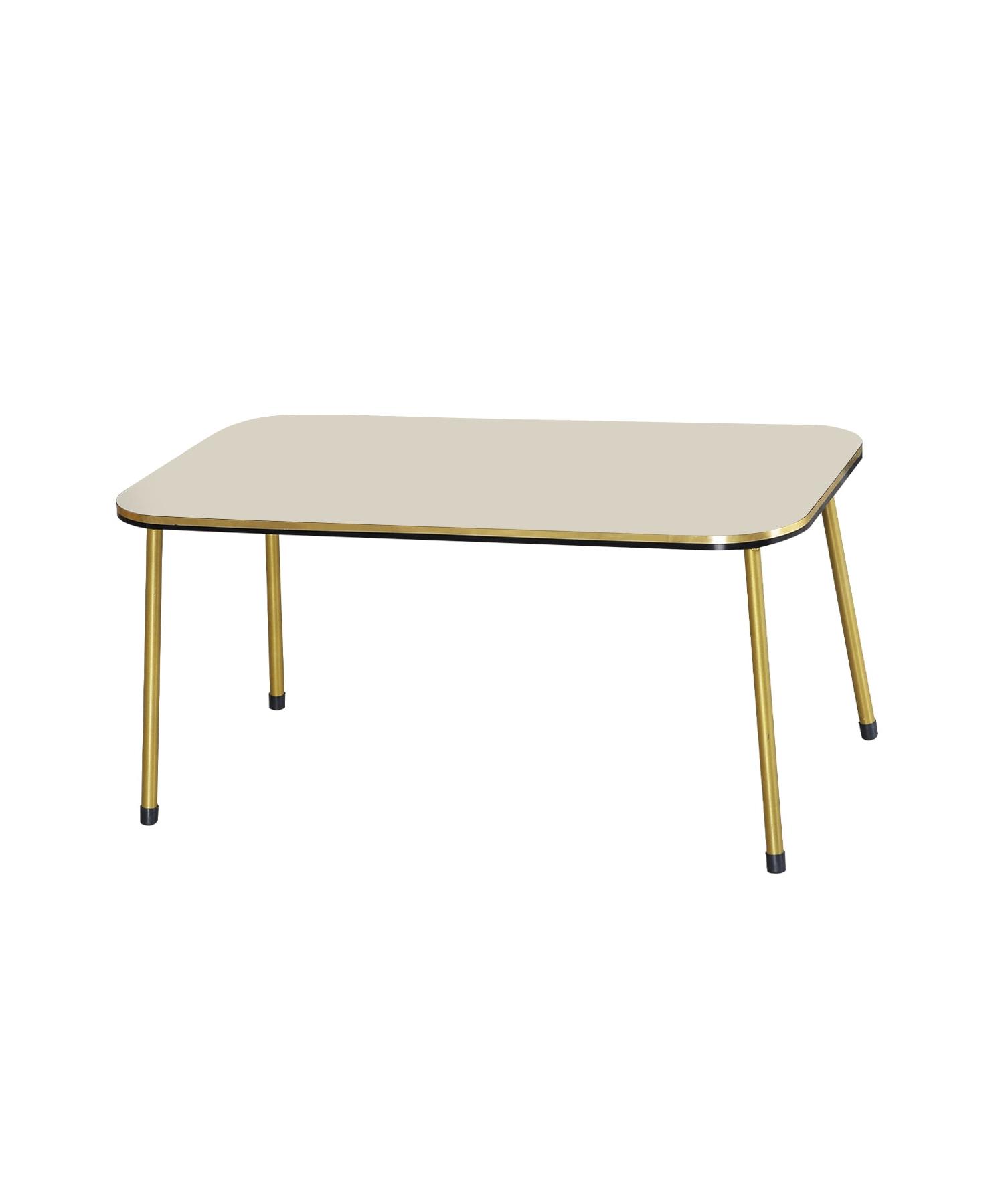 

Center Table Cream Metal Leg Kr Double Gold