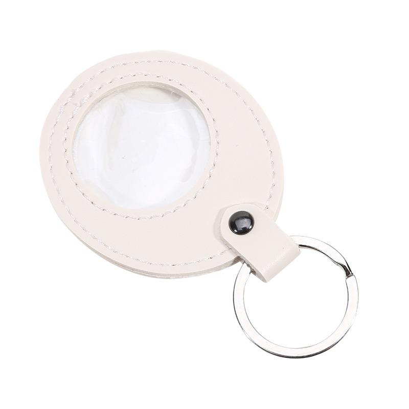 Leather Coin Holder Keychain Double Side Coin Display Case Medallion Sobriety Coin Recovery Chip Airtag Challenge Coin