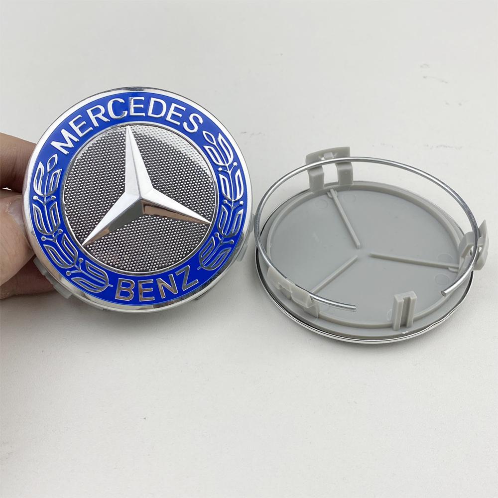 4Pcs -ZZZ-75mm Car Wheel Center Logo Hub Cap For Mercedes Benz AMG C207 C218 A207 C117 CLA CLS E Class W212 S212 X166 W176 W205