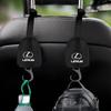 2pcs Leather Car Seat Back Hooks Portable Hanging Bag Rack For Lexus ES300 RX330 RX300 GS300 IS250 IS200 CT200h NX RX