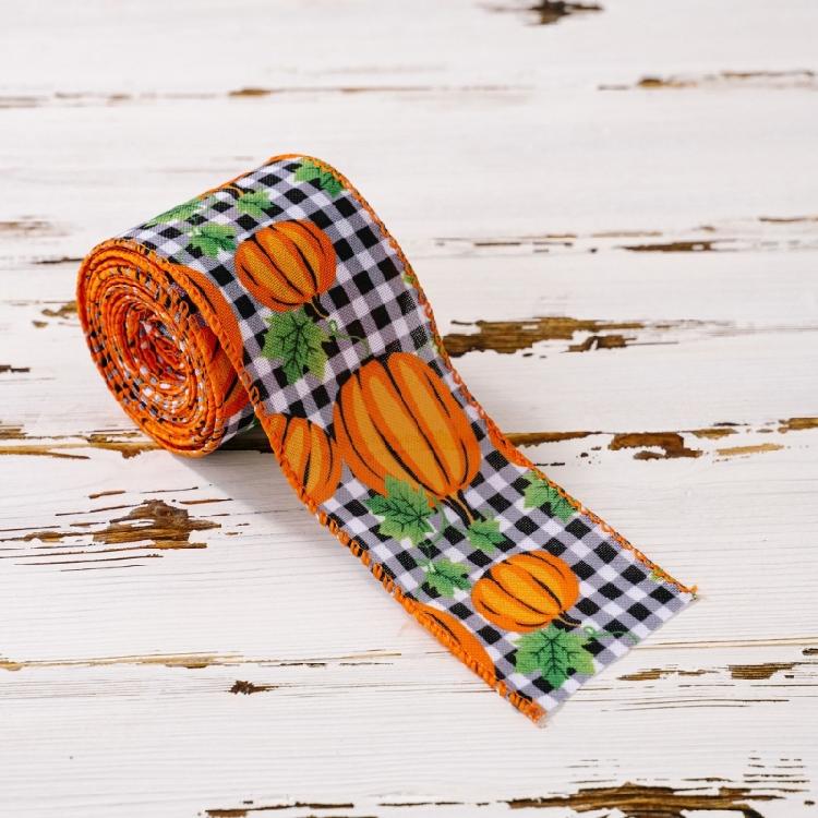 Classical Autumn Decorative Ribbons for Projects and Gift Baskets Decorations