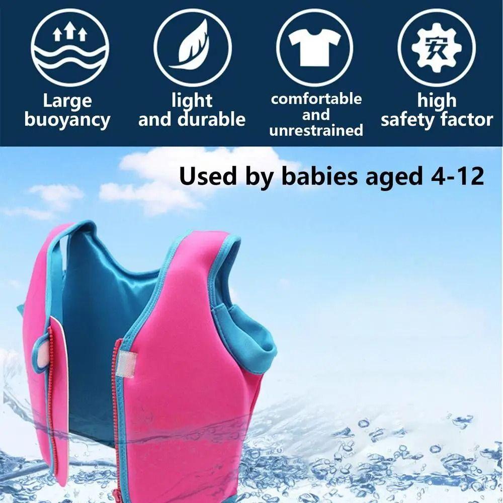 Anti Rollover Child Buoyancy Vest Not Falling Off Inflation-Free Swimming Vest  Beach