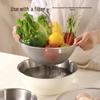 Yi Pan 316L Stainless Steel Kitchen Mixing Bowl and Colander Set