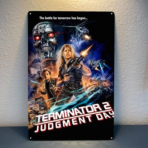 Terminator 2 judgement Day Movie Metal Poster Tin Sign Size 20x30cm aluminum 20x30cm