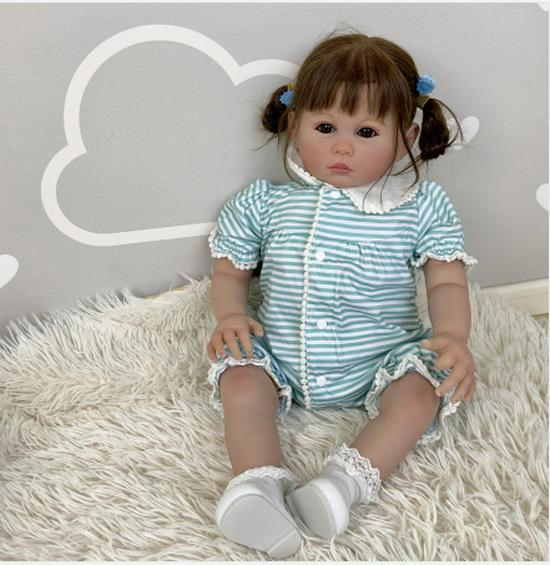 60cm Realistic Cloth Body Reborn Doll 60cm
