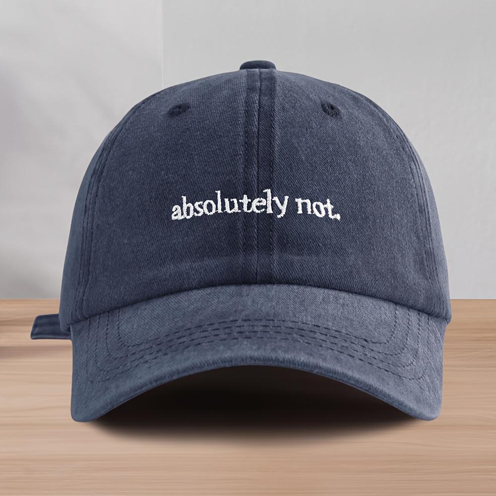 1 Retro Washed Vintage Letter Embroidered Baseball Cap for Men's Outdoor Versatile Sports Hat Suitable for Spring and Summer