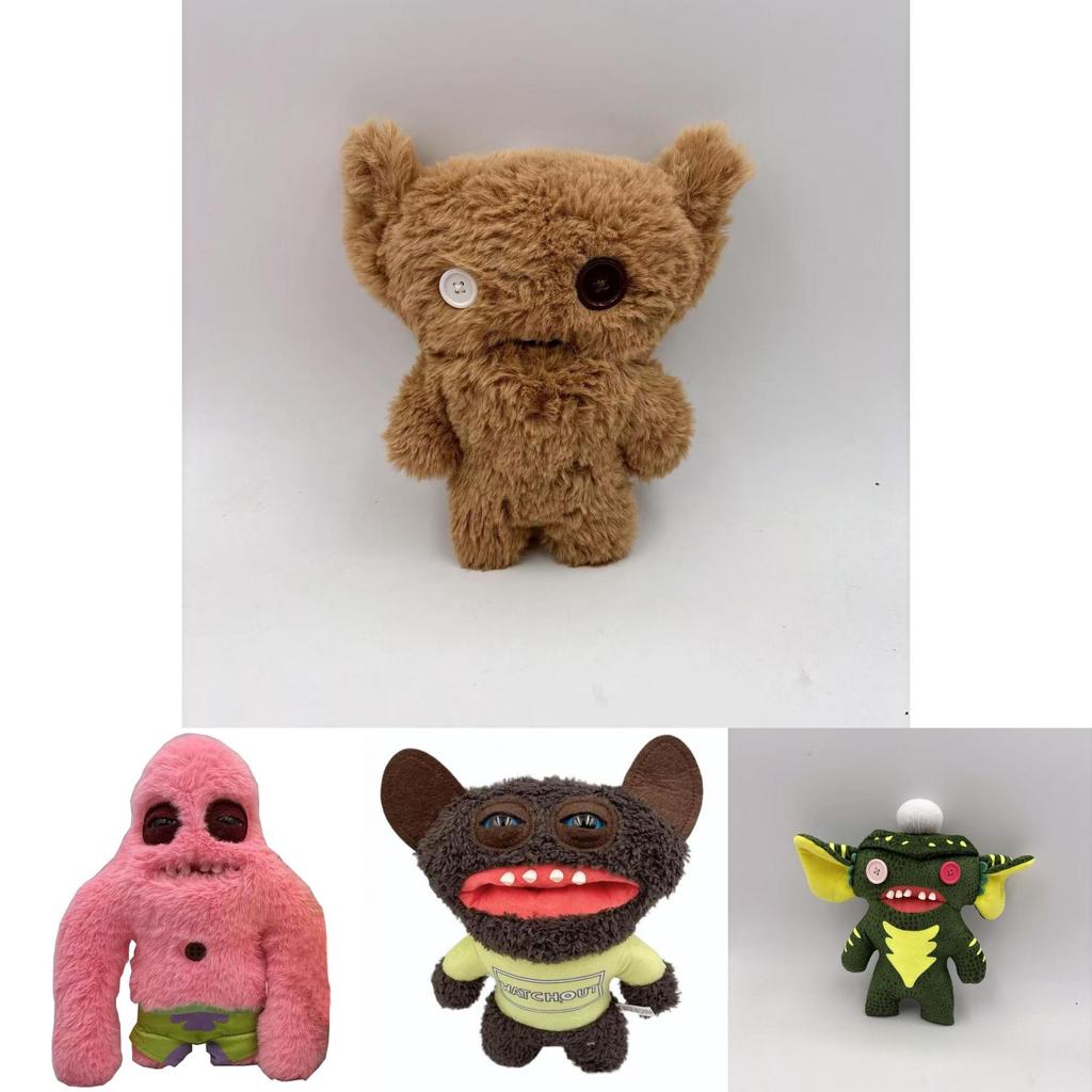 Fuggler Cute Teeth Monster Plush Keychain Soft Toy For Kids And Collectors