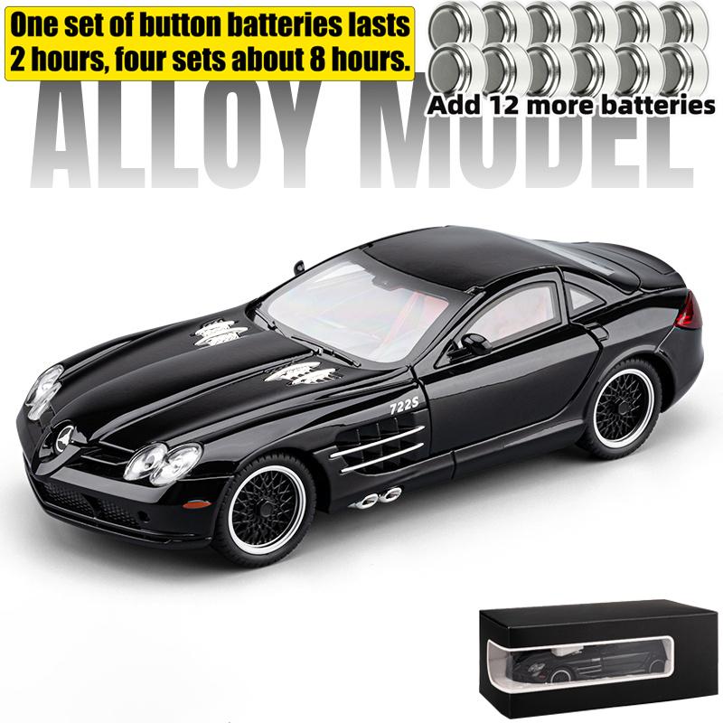 1:24 Benz SLR McLaren 722 S Roadster Speedster Supercar Alloy Metal Diecast Model Car Valentine's Day Gift For Boyfriend Collect