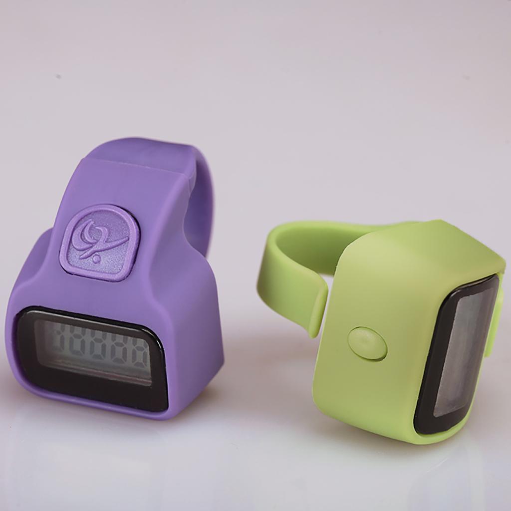 Elektronischer Fingerzähler Strichzähler 5-stellige Zähler Klicker Zählzahl LCD Digitalanzeige zum Stricken