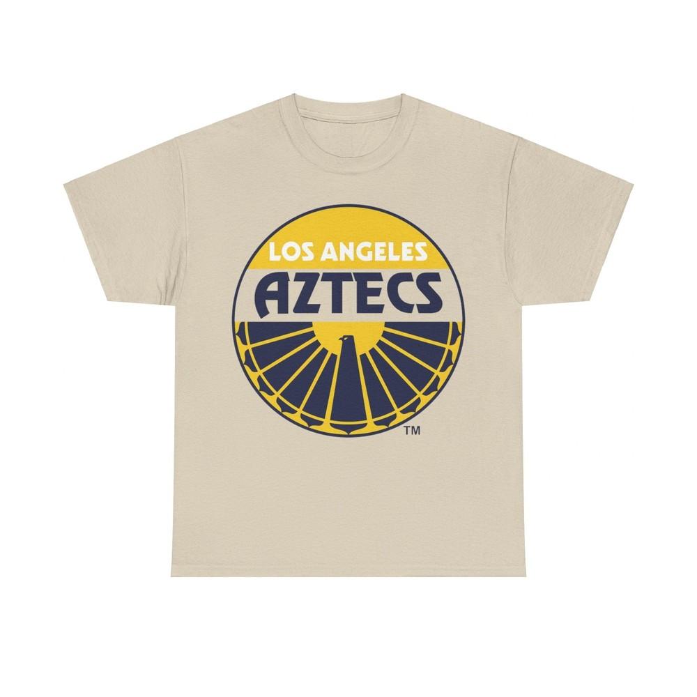 Los Angeles Aztecs Yellow Logo California Soccer Team T-shirt Unisex T-Shirt XXXXL