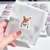 1/2 Rolls Notebook Sticker Pet Theme Copper Plate Paper Cat Dog Printing Decals Laptop Mobile Phone Case Decor
