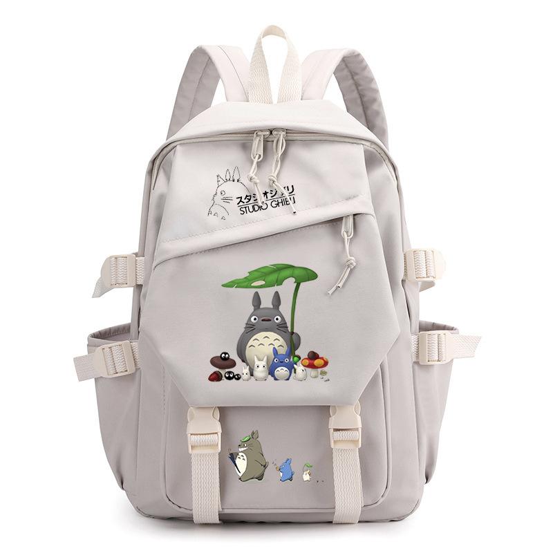 Totoro Dorado cute cartoon peripheral children's school bag spine care primary and secondary school backpack