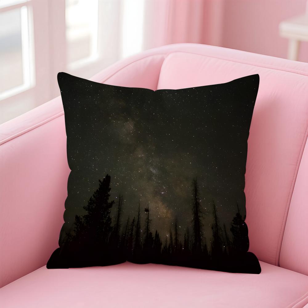 Stars Cushion Cover Linen Cushion Cover Soft Decorative Case For Sofa Home Decor