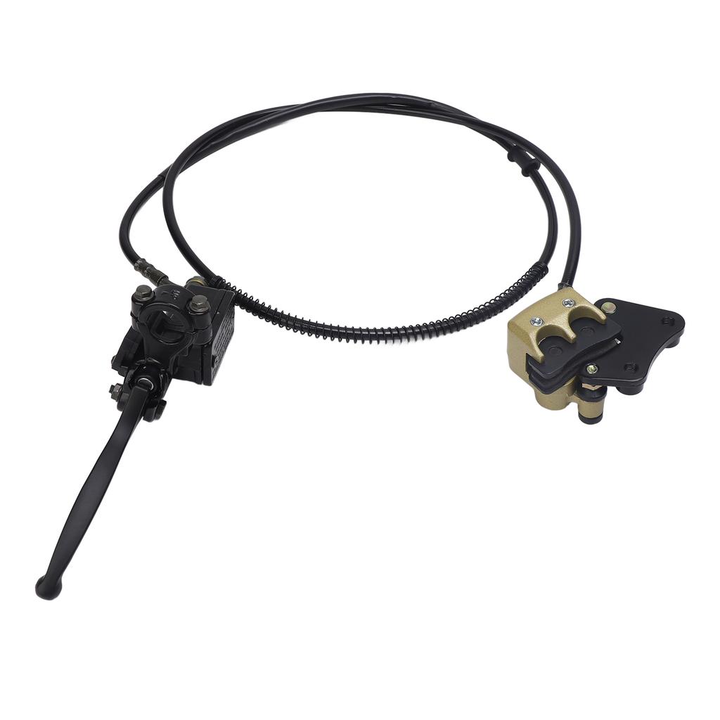 Front Disc Brake Master Cylinder Caliper with Brake Pad Assembly for Chinese 50cc 70cc 90cc 110cc 125cc Dirt Bike Pit