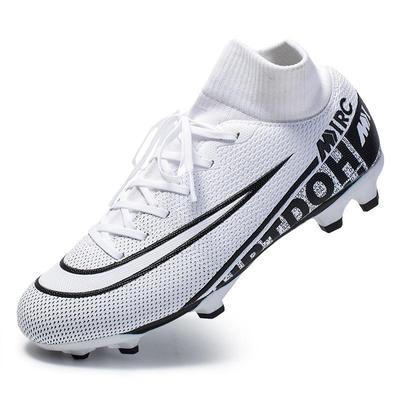 One 2025 High-top Football Shoe Men's TF Broken Nails AG Long Nails Boys' Training Shoes Artificial Grass Sports Shoes Men's