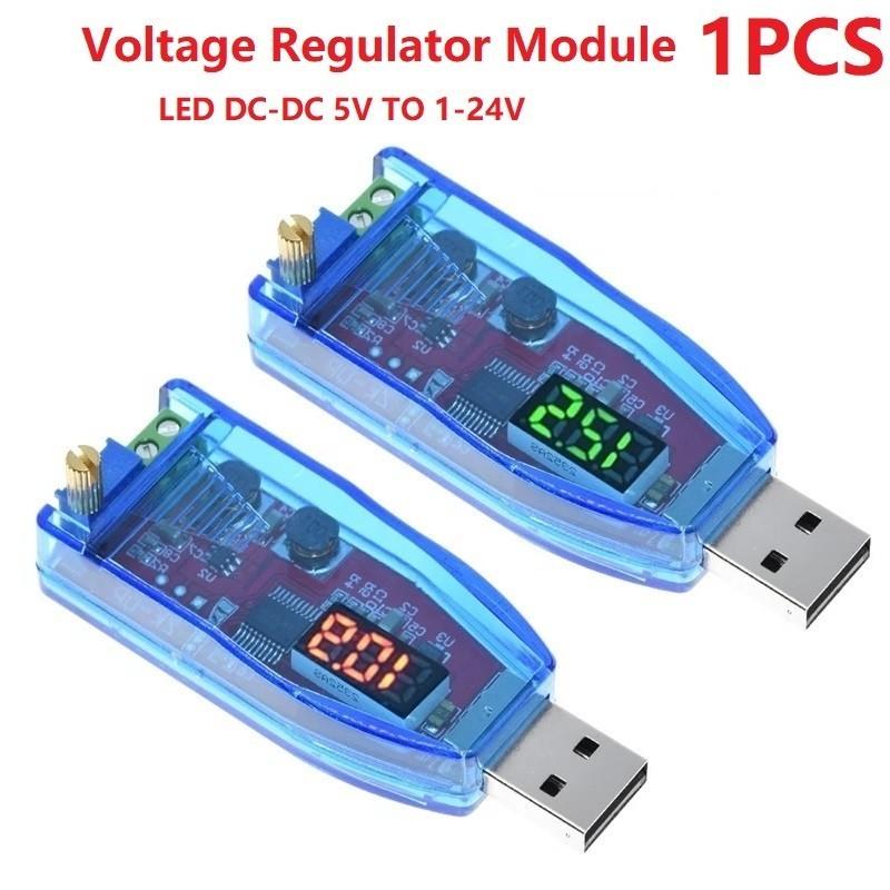 1PC DC-DC 5V to 1-24V USB Step Up Down Power Supply Module Boost Converter
