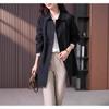Women's British Style Mid-Length Trench Coat - 2025 Korean Edition for Spring & Autumn, High-End Straight-Cut Design