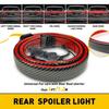 Carbon Fiber 180SMD LED Tail Car Brake Light Strip Spoiler Rear Lip Trim EOA