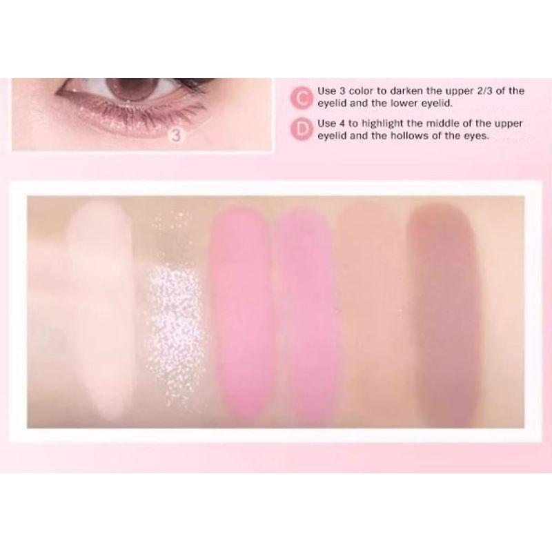 HOLD LIVE - 6 Color Eyeshadow - Sweet Lychee
