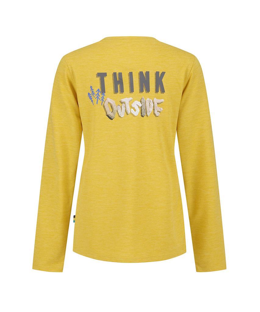 SIERRA DESIGNS W) Think Outside Stone Drylight Long Sleeve Yellow