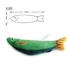 Giocattoli per gatti a forma di pesce, giocattoli per digrignare i denti con erba gatta, morbidi e resistenti, giocattoli per gattini, giocattoli interattivi con suono, giocattoli di peluche da masticare per gatti, forniture per gatti