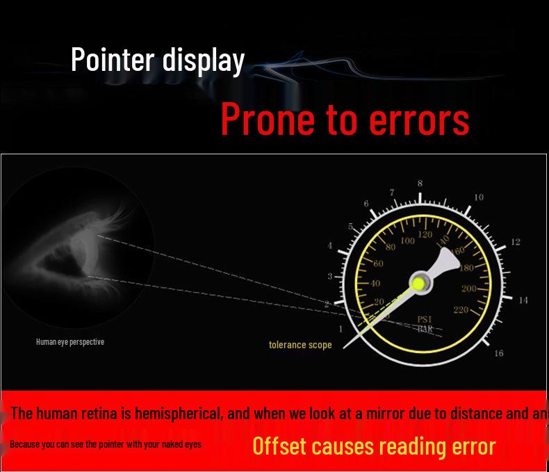 High-Precision Digital Tire Pressure Monitoring Gauge