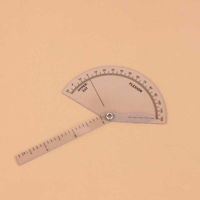 1Pcs Pvc Medical Finger Goniometer Plastic Protractor 180 Degree Angle Ruler Finger Ruler Professional Measure Tool