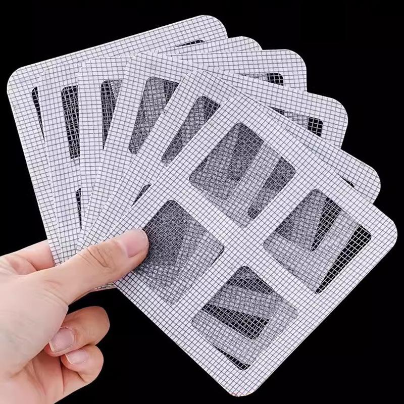 3-50Pcs Disposable Hair Catchers Shower Mesh Shower Drain Covers Floor Sink Strainer Filter Mesh Stickers Bathroom Accessories