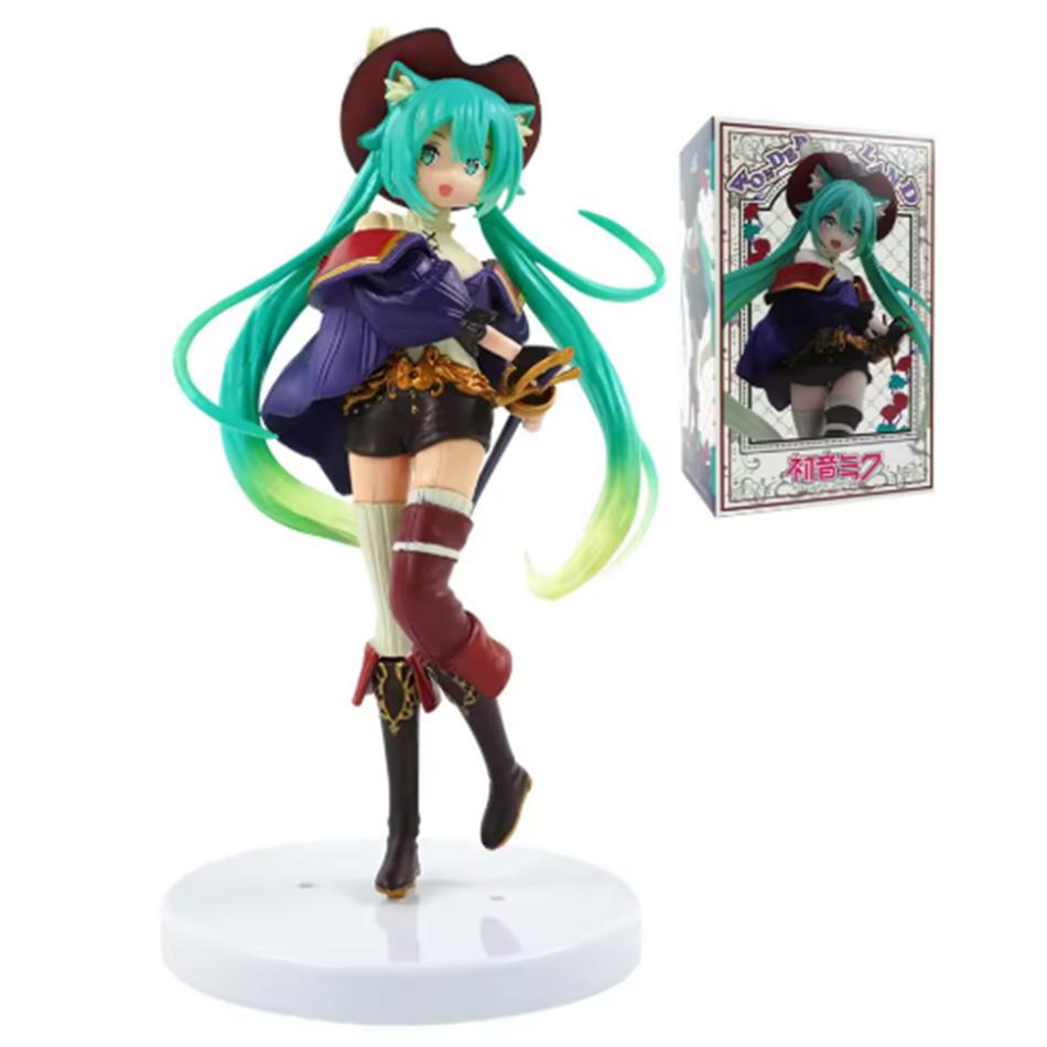 19Cm Sexy Girl Hatsune Miku Anime Figure Fashion Subclture Miku Action Figure Room Decorations Pvc Collection Model Doll Toys